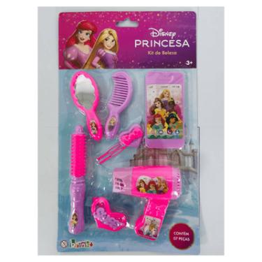 Imagem de Conjunto de Beleza Faz de Conta Brink+ Princesas Disney 7 Peças
