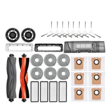 Imagem de Compatible With Dreame L20 Ultra Robot Vacuum Accessories Rubber Main Side Brushes Mop Cloths HEPA Filters Dust Bag Spare Parts(31pcs.)