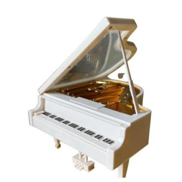 Imagem de Caixinha de Música em Formato de Piano com Porta Jóias, Decorativa, Musical