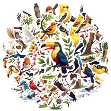 Imagem de 35 peças, pássaros, natureza, vida selvagem, professor, recompensa, adesivos, brinquedo, aviário, para notebook, bagagem, copo de celular, faça você mesmo, celular, laptop, scrapbook, bicicleta