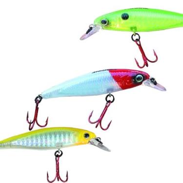 Imagem de Kit 3 Iscas Artificiais Savage 85 Marine Sports Meia Água Para Tucunaré