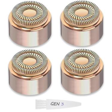 Imagem de Cabeças de reposição Midnt Gen 3, lâminas duplas, 4 unidades