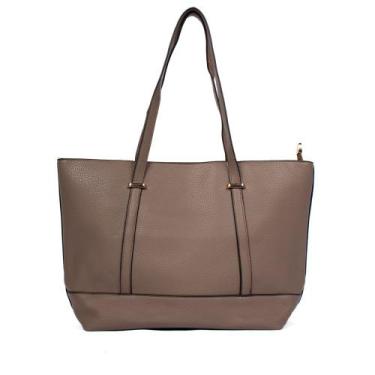 Imagem de Bolsa Feminina Stella Luna Estruturada Marrom Claro, Marrom claro, Úni