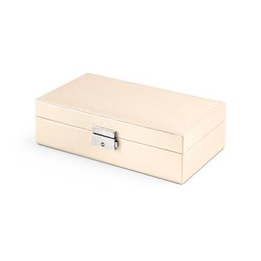 Imagem de Porta joias organizador em couro acetinado  elegante e compacto - Marv