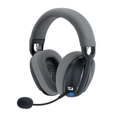 Imagem de Headset Gamer Redragon Skuld Pro, Bluetooth, LED Azul, 40mm, Preto - H878bgn