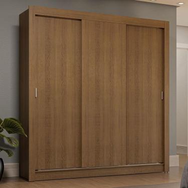 Imagem de Guarda-roupa Casal 3 Portas De Correr Rustic Madesa