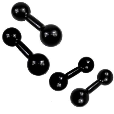 Imagem de Par Halteres 2Kg + Par Halteres 5Kg Emborrachado Megagym