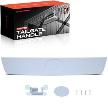 Imagem de A-Premium Guarnição da maçaneta da porta da porta do elevador da porta traseira compatível com Scion tC 2005-2010, branco