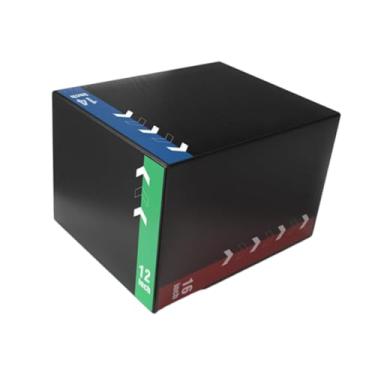 Imagem de Aymzbd Caixa de Salto Pliométrica – Aparelho de Treino Multifuncional E Portátil para Treinamento de Força Na Academia E em Casa.