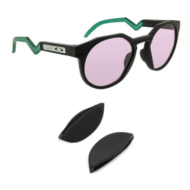 Imagem de Biyxpiv Almofadas de nariz de substituição para óculos de sol Oakley HSTN OO9242 OO9242A HSTN Metal OO9279, fácil instalação - 1 par de almofadas de nariz