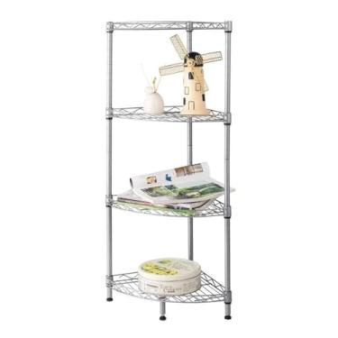 Imagem de Estante de Aço Cromado para Cantos 4 Pratelerias