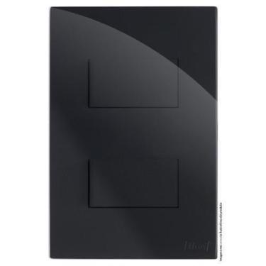 Imagem de Kit Interruptor Duplo 1 Simples 1 Paralelo 4X2 Brg111027-2Bk - Blux Re