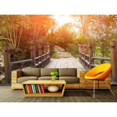 Imagem de Papel de Parede Paisagens Floresta 192 - 1,00 X 1,00 - Voce Decorando