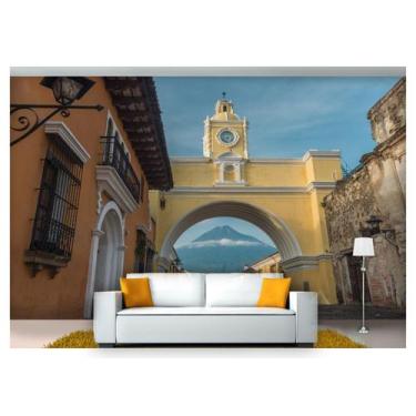 Imagem de Papel De Parede Cidade Antiga Rua Européia 3D Cda51 - Você Decora