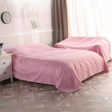 Imagem de SXYMTSW Capa leve contra poeira para camas, capa de cinza respirável para casa, pano de proteção contra poeira de móveis, para sofá, armário, cadeira (tamanho: 120 x 200 cm (47,2 x 78,7 polegadas