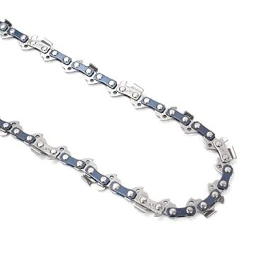 Imagem de S33 Corrente de motosserra de 20 cm passo LP de 9,5 cm - calibre 1,27 cm - 33 elos de transmissão semi-cinzel serve para Chicago Sun Joe SWJ800E SWJ802E Sun Joe Harbor Freight 68862 Earthwise