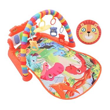 Imagem de Tapete de brincar de ginástica para bebês Ainoli, tapete de piano com som sensorial para recém-nascidos, brinquedo com chocalho para recém-nascidos