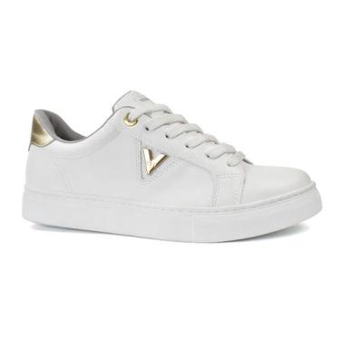 Imagem de Tênis Via Marte Casual Feminino Branco Bronze, Branco, 35
