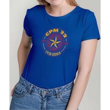 Imagem de Camiseta Camisa Adulto Feminina Masculina Algodão Banda de Rock CPM 22