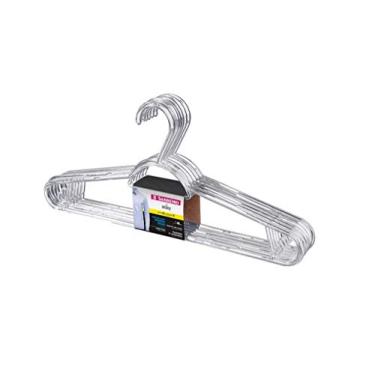 Imagem de Sanremo - Cabide Plástico Multifuncional, Embalagem com 6 Unidades, Linha Easy