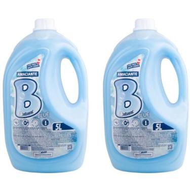 Imagem de Kit 2 Unidades Amaciantes de Roupas Perfumado Blue 5 Litros Barbarex
