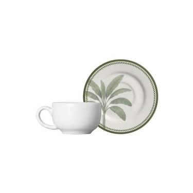 Imagem de Conjunto Com 6 Xícaras De Café Com Pires Caraíva 85Ml - Alleanza Cerâm