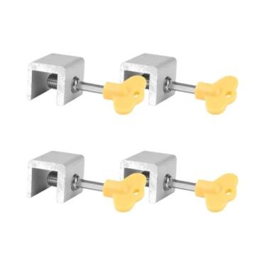 Imagem de Trava De Janela Em Liga De Alumínio 1-10PCS, Trava Antifurto Para Armá