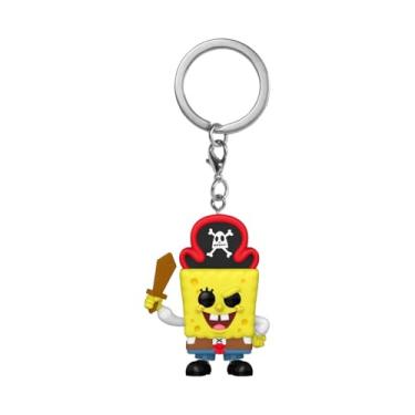 Imagem de Funko Pop! Chaveiro: O Filme Bob Esponja - Chaveiro Novidade Bob Esponja Calça Quadrada - Minifigura Colecionável - Enchimento de Meias - Ideia de Presente - Mercadoria Oficial - Fãs de Desenhos