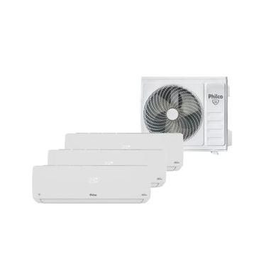 Imagem de Ar Condicionado Tri Split Inverter Philco 2x9000 e 12000 BTU/h Quente e Frio PAC27QV - 220 Volts 220