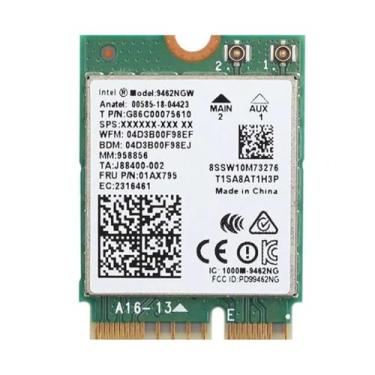Imagem de HighZer0 Electronics Wireless-AC 9462 Legacy Wi-Fi Adapter | 433Mbps WiFi with Bluetooth 5.1 | 2.4GHz & 5GHz Network Card | Requires 8-9th Gen Intel CPU | 9462NGW Wireless Adapter