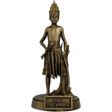 Imagem de Estátua Erê Flechinha Imagem Umbanda Candomblé (Cor Ouro Velho)