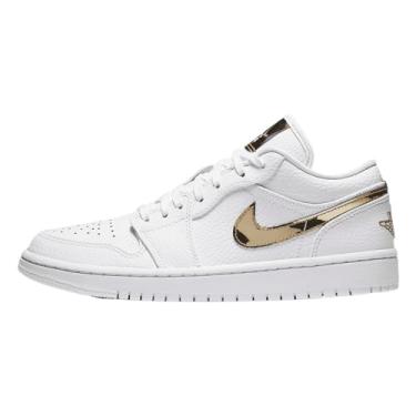 Imagem de (Women's) Air Jordan 1 Low SE 'White / Metallic Gold' (2020) CZ4776-100