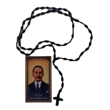 Imagem de Terço e carta sagrada Dr. Jose Gregorio Hernandez – Conjunto devocional católico, patrono da cura e da fé