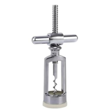 Imagem de Saca-rolhas de vinho de metal ferramenta de metal fácil de abrir saca-rolhas alado multifuncional saca-rolhas de vinho design de alavanca de saca-rolhas de vinho fácil de torcer e puxar rolhas