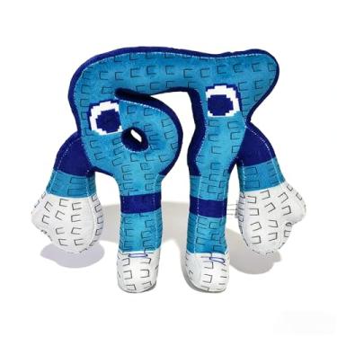 Imagem de Generic Adoráveis brinquedos de pelúcia Steal a Brainrot - 67 Estilo Colecionável, Boneca de pelúcia macia azul claro, para fãs e colecionadores de Steal a Brainrot