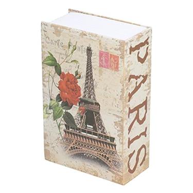 Imagem de GLOGLOW Mini Cofre para Livros, Estojo de Simulação de Aço Inoxidável, Cofre Oculto para Moedas e Cartões de Identificação, Ideal para Armazenamento Em Escritórios Domésticos Ferragens e Fechaduras