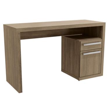 Imagem de Mesa Escrivaninha Com Gaveteiro Urban 120 Cm S970 Kappesberg Nogal