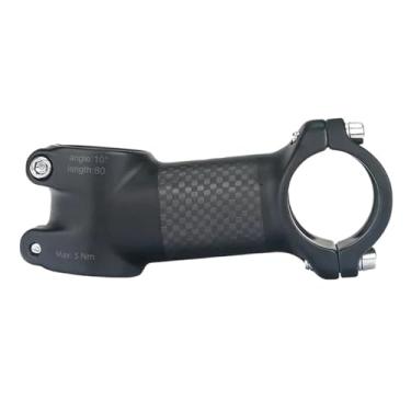 Imagem de Mesa de bicicleta em carbono fosco 10/17/25/35 graus, mesa para MTB 60/70/80/90/100mm, peças para ciclismo de potência(10 degrees-80mm)