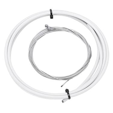 Imagem de KIMISS Kit de Substituição de Tubo de Linha de Mudança de Bicicleta para Bicicletas de Montanha, Estrada e BMX - Inclui Cabo de Freio, Chapéus e Anéis de Vedação para Desempenho Aprimorado (#1)