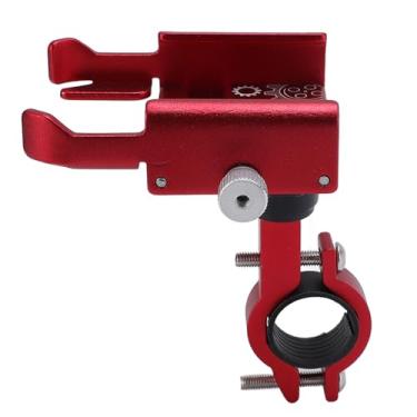 Imagem de RiToEasysports Suporte para Telefone de Bicicleta, Liga de Alumínio, Suporte Giratório de 360 ​​graus para Telefone Anti-vibração para Scooter Elétrica (vermelho)