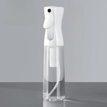 Imagem de 1 frasco spray atomizador de alta pressão compatível com álcool 200/300/500 ml para penteados, plantas, limpeza doméstica, transparente, 300 ml