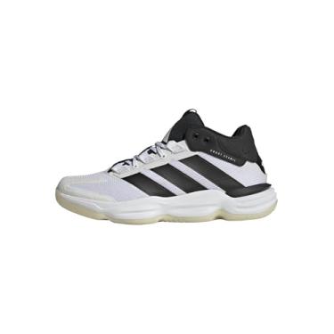 Imagem de adidas Tênis masculino Courtstabil Indoor, Branco/Preto/Branco, 44