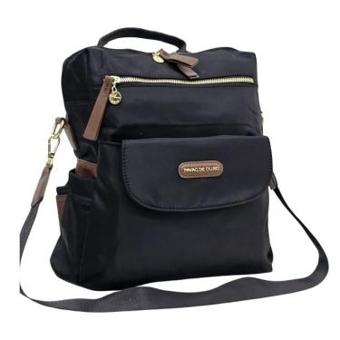 Imagem de Mochila Bolsa Pavão De Ouro preto impermeável