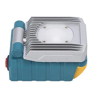Imagem de Luz de ferramenta LED universal 18V 1000LM luz de trabalho ajustável de alto brilho com dissipador de calor de liga de alumínio para canteiros de obras e projetos de bricolagem