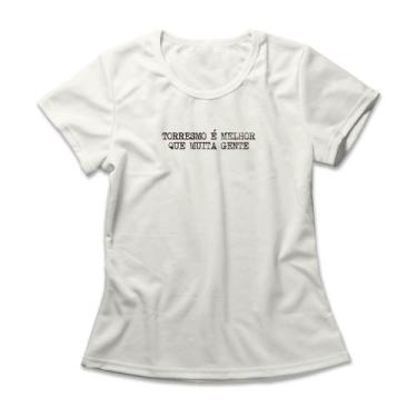 Imagem de Camiseta Feminina Torresmo É Melhor Que Muita Gente - Studio Geek, M, 