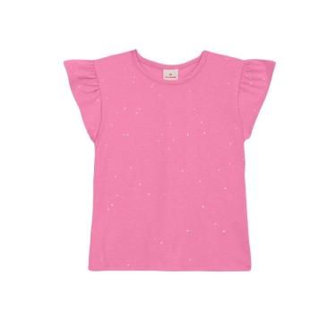 Imagem de Blusa infantil menina em cotton com brilho Brandili