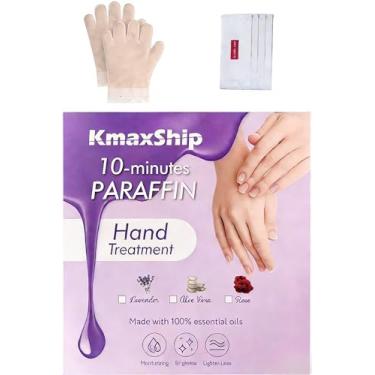 Imagem de KmaxShip 10-Minute Paraffin Hand Treatment, Home Hand Wax Spa Treatment Gloves, Collagen, One-Pair