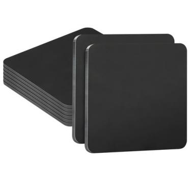 Imagem de Placa de aço AOKLIT A36 Aço laminado a quente 10x10cm, pacote com 8