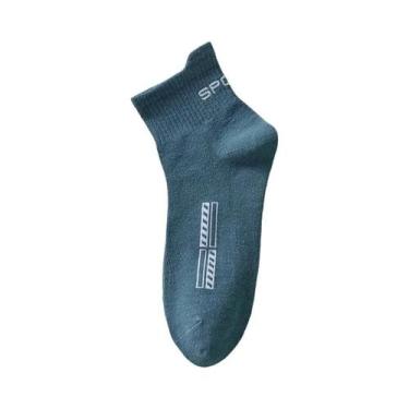 Imagem de Meias Esportivas Casuais Masculinas De Algodão Respirável E Absorvente