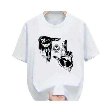 Imagem de Camiseta Masculina De Verão Em Poliéster Casual Respirável Com Gola Re